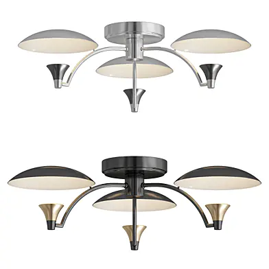 Redding 3 Light LED Semi Flush