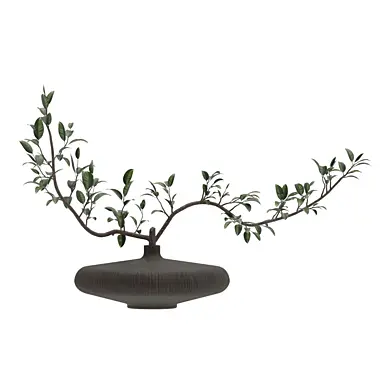 bouquet of plant decor-set001