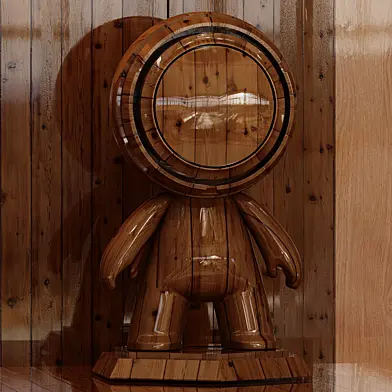 Natural Wood 404 PBR Material – Semi Gloss