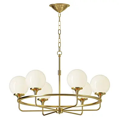 Beverly Hills Round 6 Light Island Light Chandelier