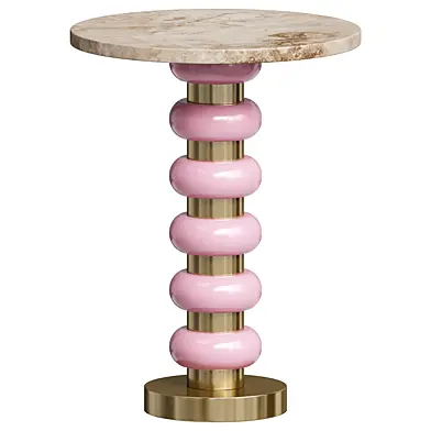 Richmond Interiors Villeray side table pink