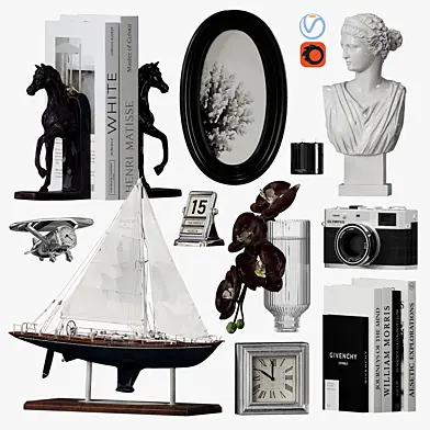 Decorative Set – Black Series | Luxury Interior Accessories