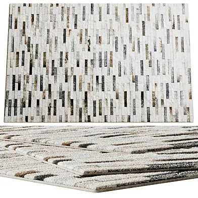 Maddox Ivory  Grey Rug