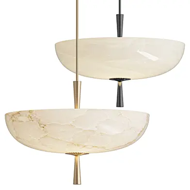 Pendant with Alabaster Shade