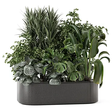 Outdoor Garden Set Bush Tree_Garden Set 5016