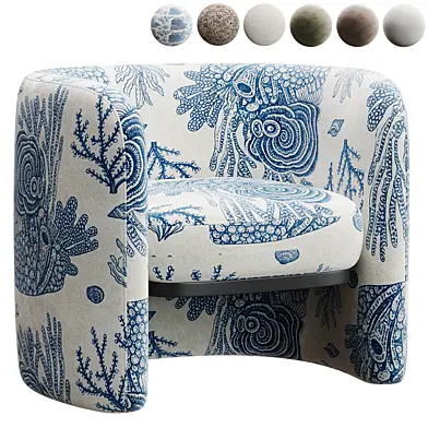 Fiji Armchair Blue Coral
