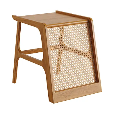 Calcutta Rattan Side Table