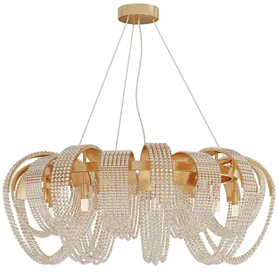 Tassel Crystal Chandelier set2