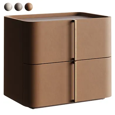 Jamille Small Nightstand, Miliken Cognac