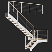 3d Model Stairs Download 3dsky Org