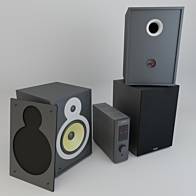 microlab - Audio tech - 3D model