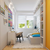 Kids room interior