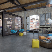 OFFICE DESIGN - Loft IT office interior design