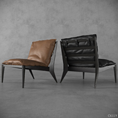 OLLLY - ArmChair Black&Brown Edition