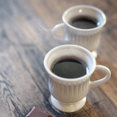 Coffee Cup and Chocolate