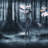 Jack Skellington with Zero