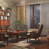 Mid Century interior