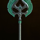 Glass Battle Axe