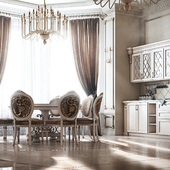 Classic interior. Kitchen