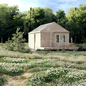 SMALL HOUSE IN THE FOREST