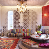 Moroccan Living Room