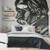 Scandinavian bedroom