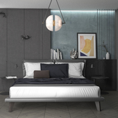 Grey bedroom