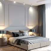 Gray shades Bedroom