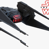 Star Wars Last Jedi Kylo Ren TIE silencer