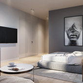 Contemporary bedroom