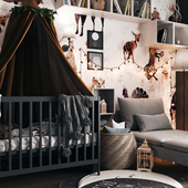 Scandinavian children's room design