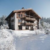 Alpine chalets