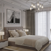 Luxry bedroom interior