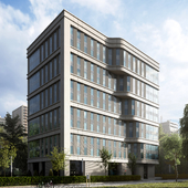 CGI:Office Building On Leninsky