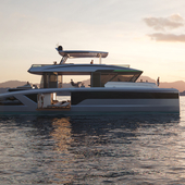 3D visualization - Oasis 80 Superyacht Concept