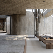 Riverside concrete House.