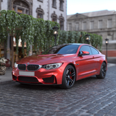 Red BMW