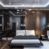 MODERN BEDROOM (LOFT ELEMENTS)