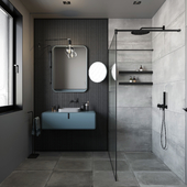 GREY&BLUE BATHROOM CONCEPT