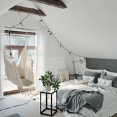 Small Attic Bedroom (сделано по референсу)