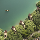 Boat Rooms on the Fuchun River (сделано по референсу)