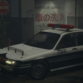 Japanese Police Car 90s