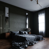 MASTERS BEDROOM IN MODERN REGENCY STYLE