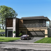 Modern single-family home