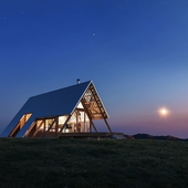 Cabin in fields (сделано по референсу)