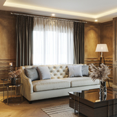 Turkey . Livingroom design / Corona renderer