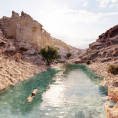 Mountain Mar Saba in Syriac/Горы в Иорданий