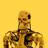 Creation terminator t-800 real model