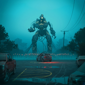 Simon Stålenhag inspired art