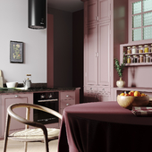 Pink kitchen